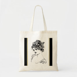 Bolsa Tote Art Nouveau Lady Small Tote