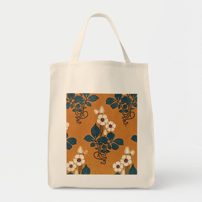 Bolsa Tote Art Nouveau padrão nº 7 (Frente)