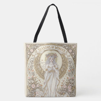 Bolsa Tote Art Nouveau - Sacola de Compras