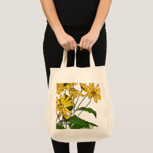Bolsa Tote Art Nouveau Sunflower