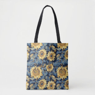 Bolsa Tote Art Nouveau Sunflower