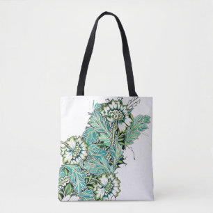 Bolsa Tote Art nouveau william morris anenome floral