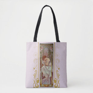 Bolsa Tote Art Noveau Night Rest de Alphonse Mucha