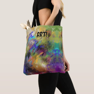 Bolsa Tote ART! pintado pré-mesclado