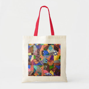 Bolsa Tote Arte abstracta da edredão de retalhos da edredão