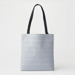 Bolsa Tote Arte Abstrata Acrílica Branca de Rouxinol