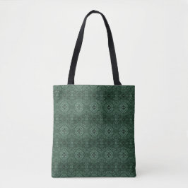 Bolsa Tote Arte Abstrata de Tinta Alcoólica Maze Verde
