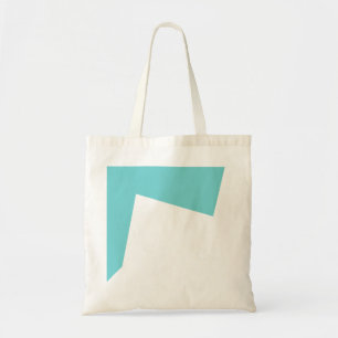 Bolsa Tote Arte abstrata minimalismo azul branco