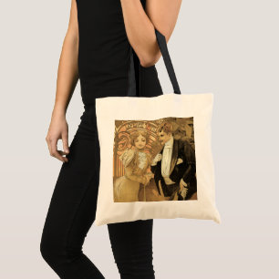 Bolsa Tote Arte Antiga Biscoitos Flirt Nouveau, Alphonse Much