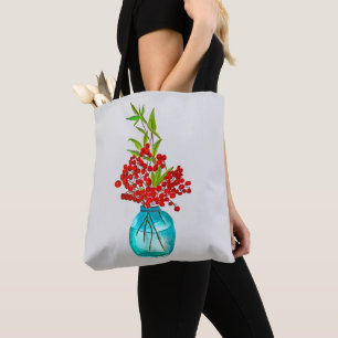 Bolsa Tote Arte aquosa Red Berries