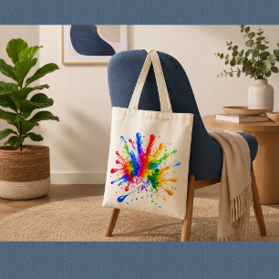 Bolsa Tote Arte Artista Pintor Colorido Pintura 