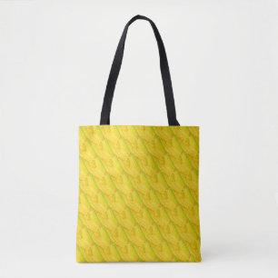 Bolsa Tote Arte Botânica Amarela de Citrus do Fazendeiro
