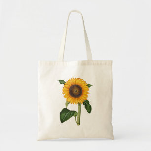 Bolsa Tote Arte Botânica do Girassol Vintage por Merian
