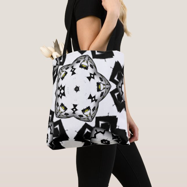 Bolsa Tote Arte caleidoscópica do volume um a vinte e sete (Close Up)