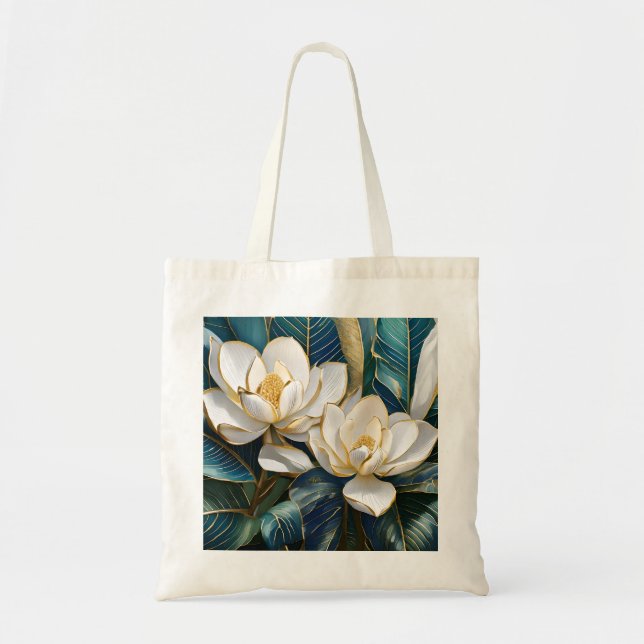 Bolsa Tote Arte da Magnolia Meridional (Frente)