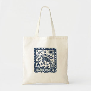 Bolsa Tote Arte da Tartaruga Marinha da Praia de Holden NC