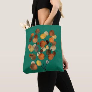 Bolsa Tote Arte da Terra de outono abstrato