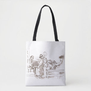 Bolsa Tote Arte de banda de jazz