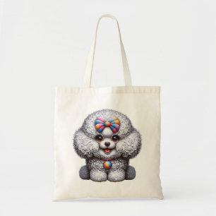 Bolsa Tote Arte de Cachorro Fofo Adorável Kawaii