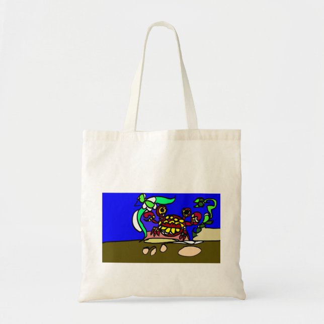 Bolsa Tote Arte de caranguejo (Frente)