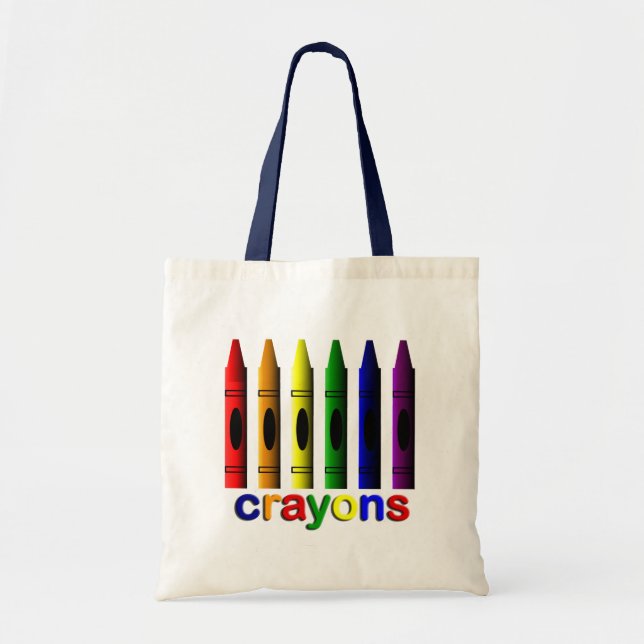 Bolsa Tote Arte de Crayons para Crianças Bag Tote (Frente)