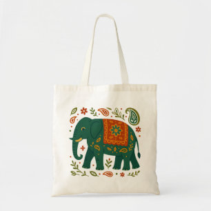 Bolsa Tote Arte de Elefante Moderno