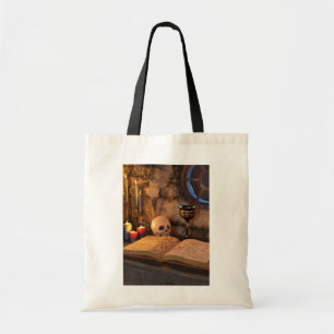 Bolsa Tote Arte de Estudo Iluminado por Velas da Academia Som