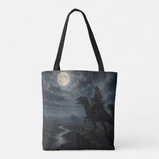 Bolsa Tote Arte de Fantasia Ocidental (Verso)
