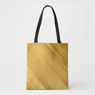 Bolsa Tote Arte de Fundo de Luxo Geométrico Dourado Abstrato