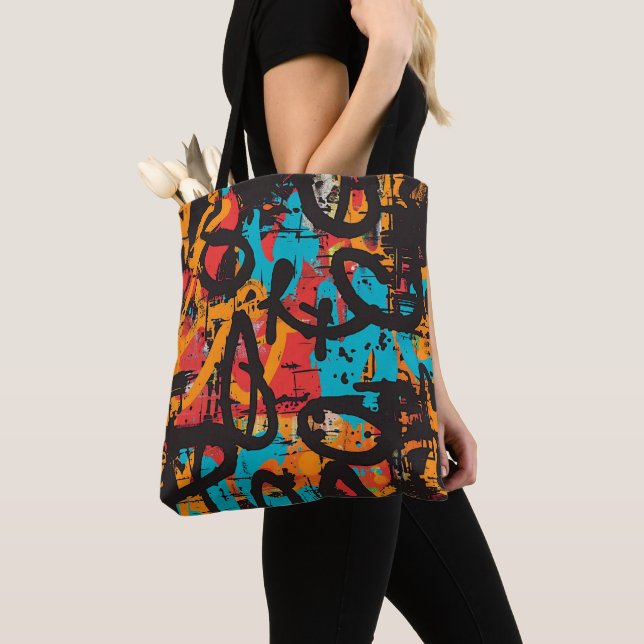 Bolsa Tote Arte de Grafite (Close Up)