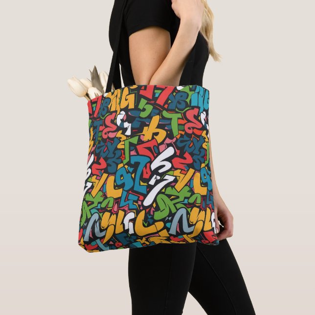 Bolsa Tote Arte de Grafite (Close Up)
