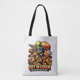 Bolsa Tote Arte de Meme de Ficção Científica Fantasia Engraça
