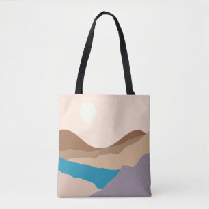 Bolsa Tote arte de montanha