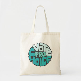 Bolsa Tote Arte de Palavras Voto Pro Escolha