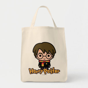 Bolsa Tote Arte de Personagem de Desenho do Harry Potter