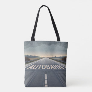 Bolsa Tote Arte de Perspectiva de Estrada Infinita da Autobah