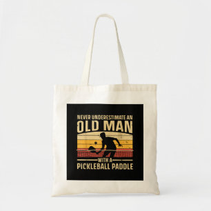 Bolsa Tote Arte De Pickleball legal Para Homens Mulheres Pick