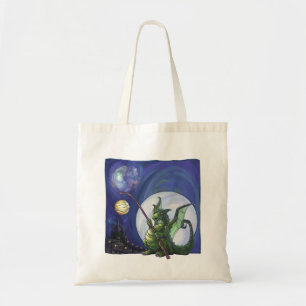 Bolsa Tote Arte de Relógio de Dragão
