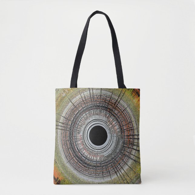 Bolsa Tote Arte de rotação original (Frente)
