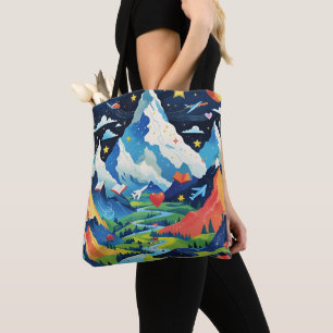 Bolsa Tote Arte de Sonhos e Aspirações