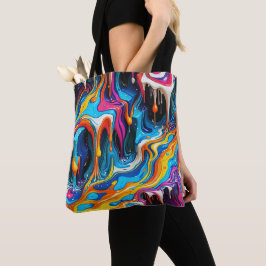 Bolsa Tote Arte de Superfície Abstrata 1217