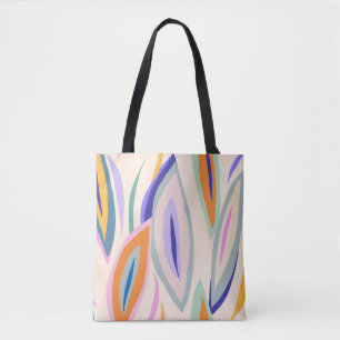 Bolsa Tote Arte de Verão: Padrão de Colagem Criativa