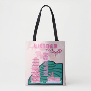 Bolsa Tote Arte de Viagem no Vietnã