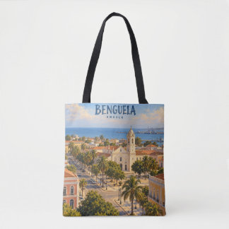 Bolsa Tote Arte de Viagem Pintura de Benguela