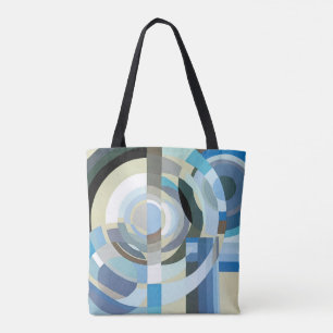 Bolsa Tote Arte Deco Vintage Pochoir Jazz Formas Geométricas