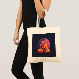 Bolsa Tote Arte Digital Buda