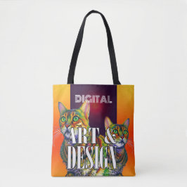 Bolsa Tote Arte digital e Design