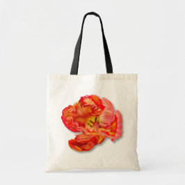 Bolsa Tote Arte Digital Flaming Orange Parrot Tulip