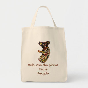 Bolsa Tote Arte do aborígene do Koala
