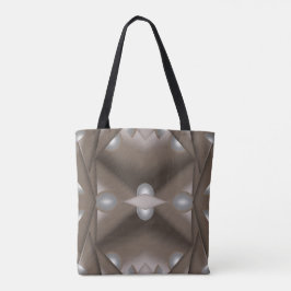 Bolsa Tote Arte do Ombre Sawtooth Concentrado da Terra